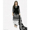 Printed Black chudidar