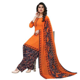 Trendy Orange chudidar