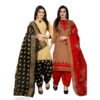 Combo Sandal & Red chudidar