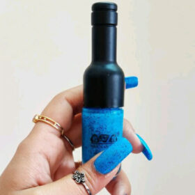 Stylish Blue Nailpolish