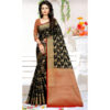 Silk Cotton Black Saree