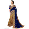 Cotton Blue Saree